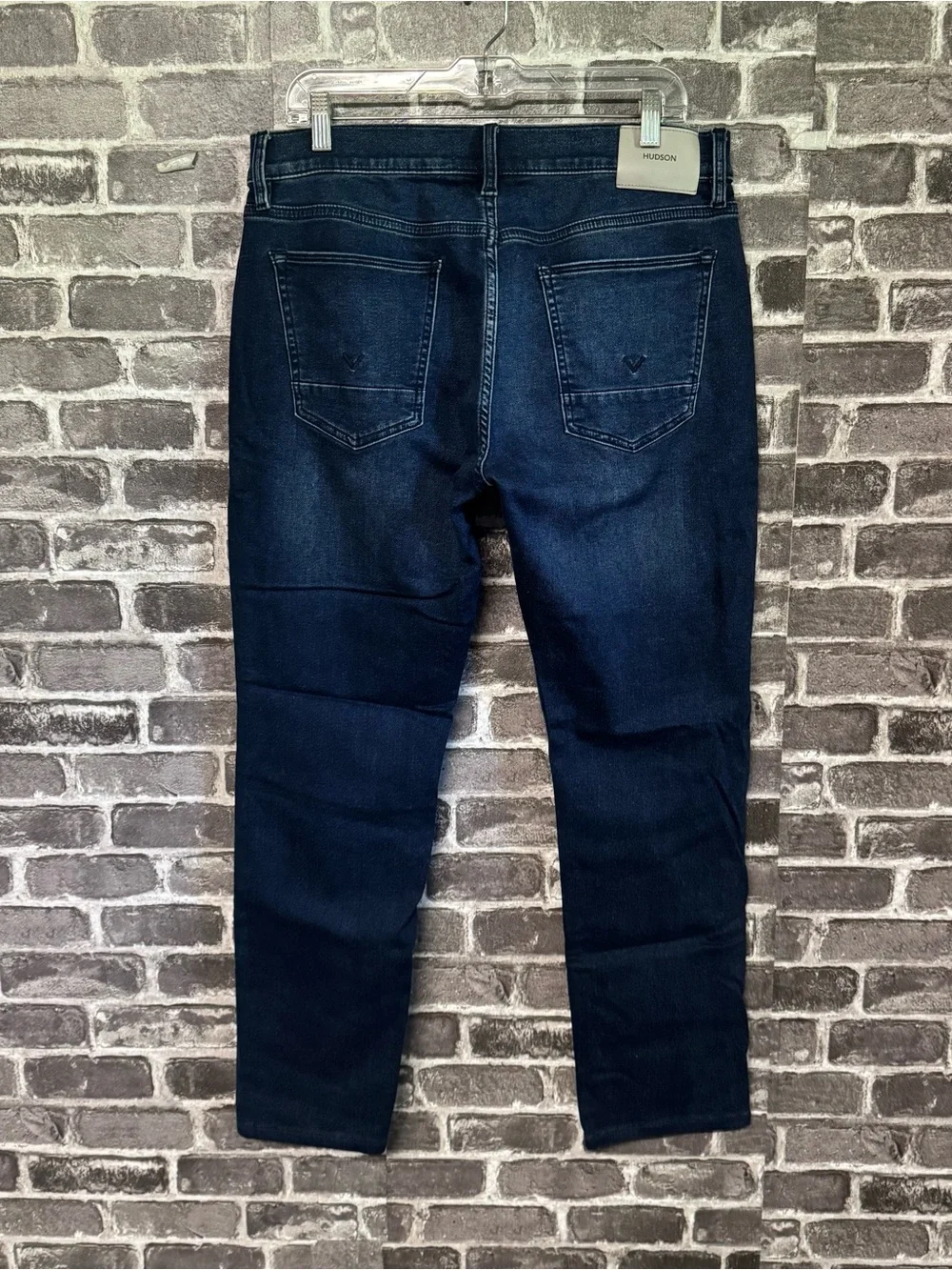 Hudson Blake Slim Straight jeans Blue shadow wash